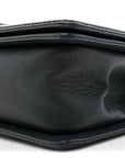 Caviar Stitched Medium Boy Flap Blue