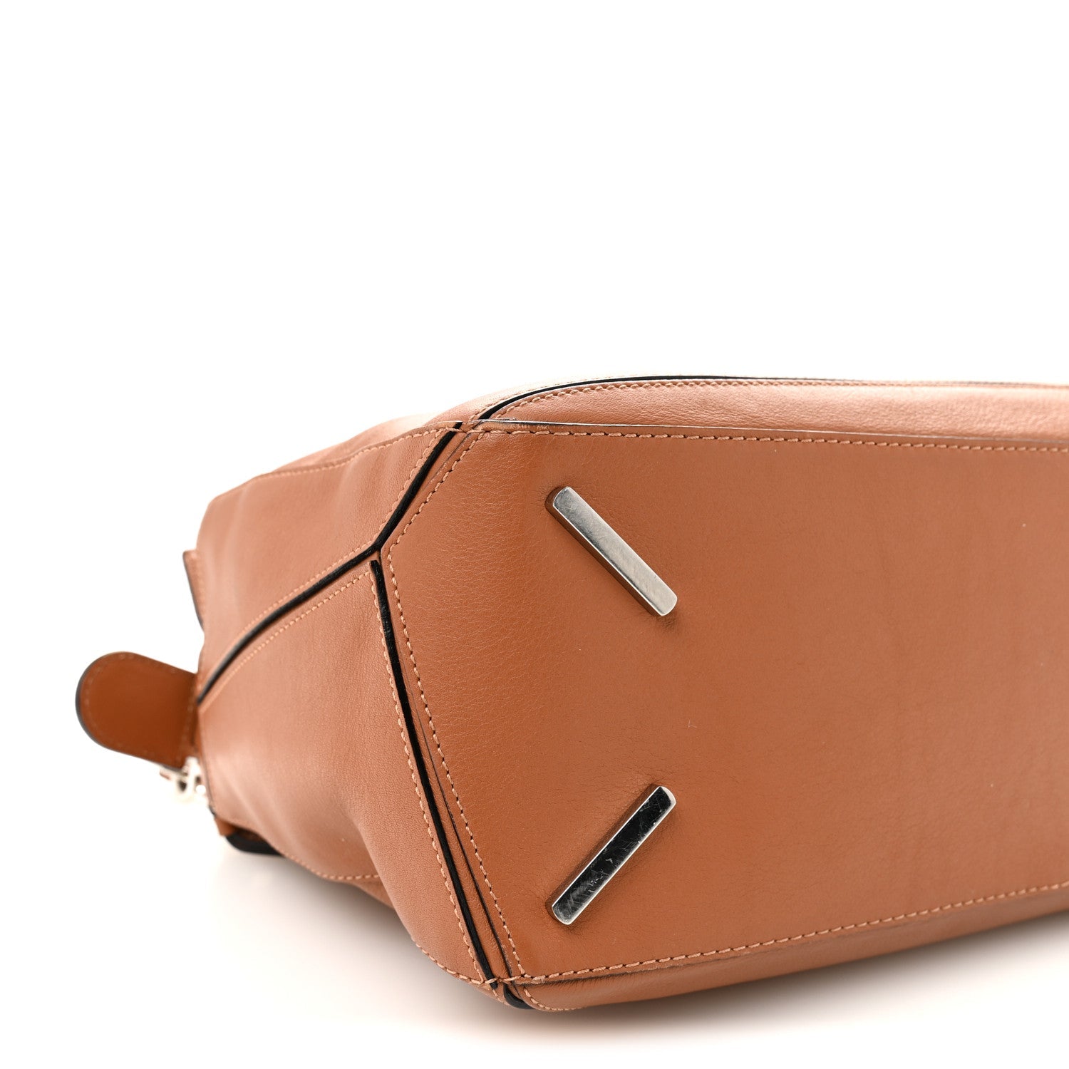 Calfskin Medium Puzzle Bag Tan