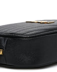Grain De Poudre Matelasse Monogram Mini Lou Camera Bag Black