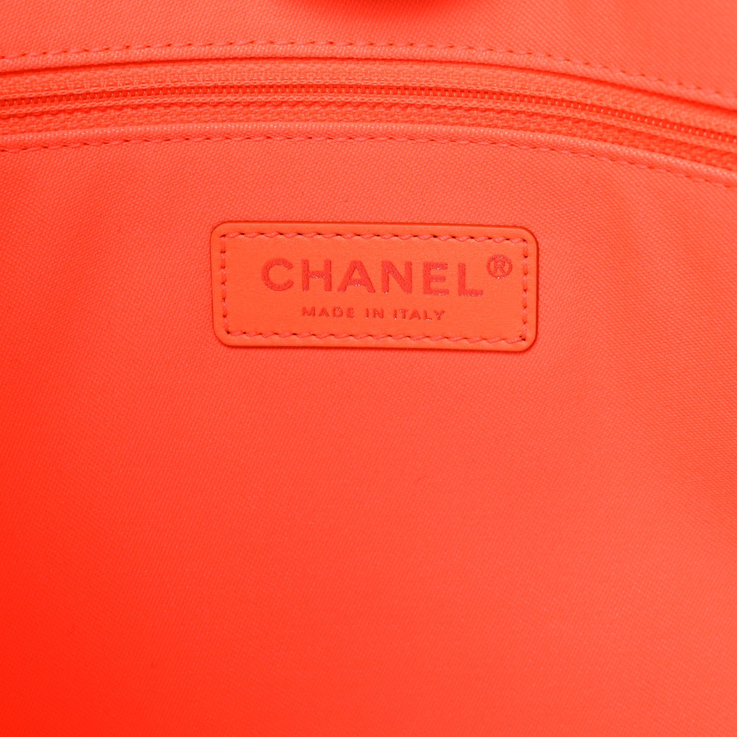 Mixed Fibers Small Deauville Tote Blue Orange