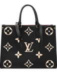 Empreinte Monogram Giant Onthego MM Black Beige