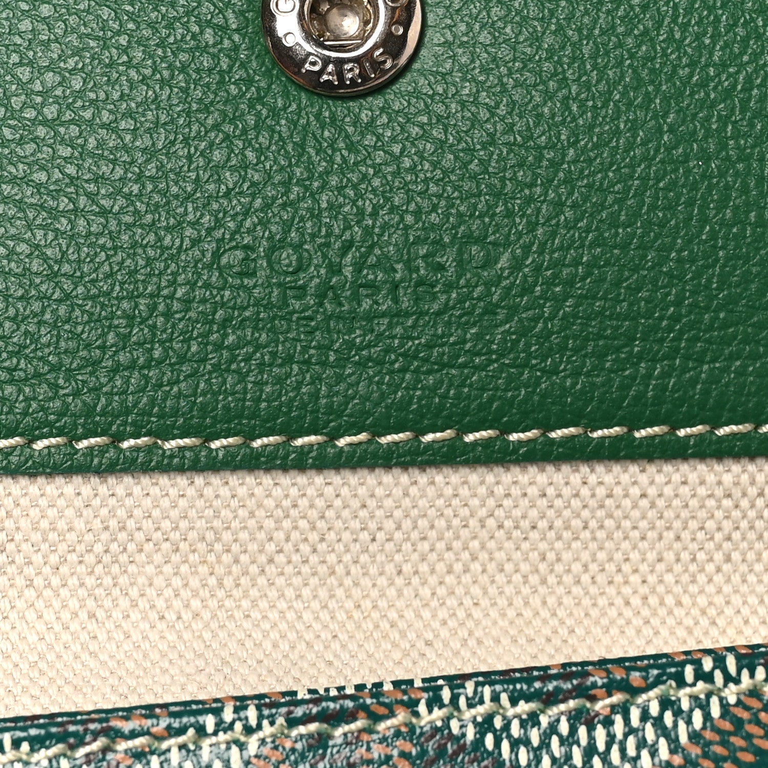 Goyardine Saint Louis GM Green