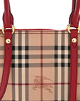 Haymarket Check Small Salisbury Tote Military Red
