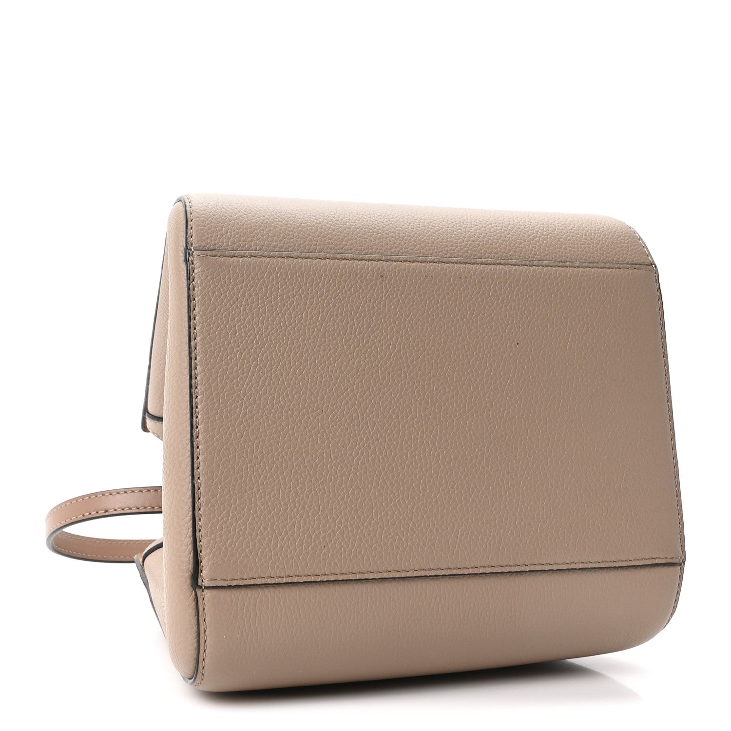 Soft Grained Calfskin Small Hammock Nugget Shoulder Bag Sand Mink