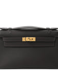 Swift Kelly Pochette Clutch Bai Brun