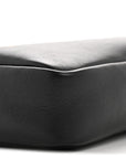 Calfskin Baroque Logo Messenger Bag Black