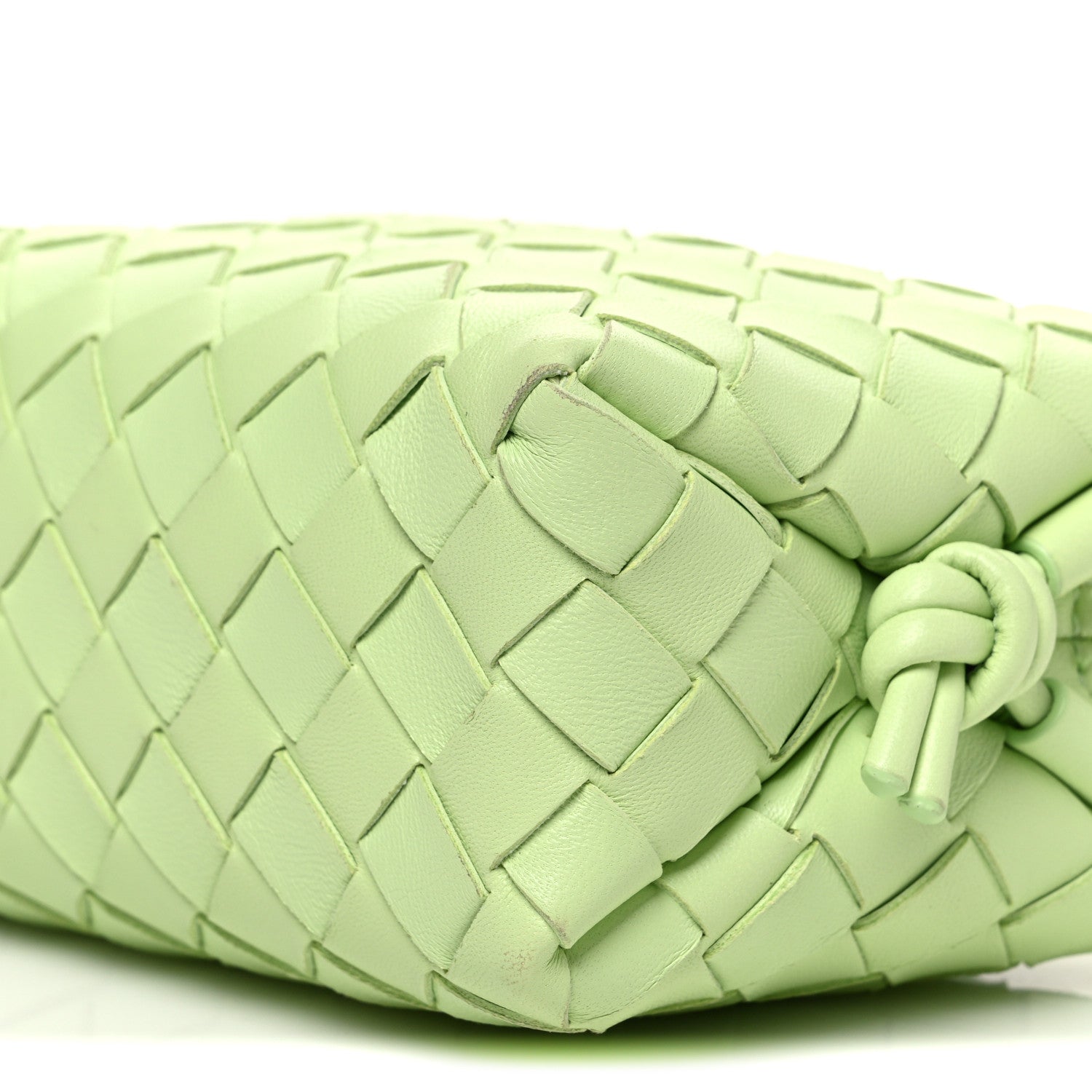 Nappa Intrecciato Mini Loop Camera Bag Fennel