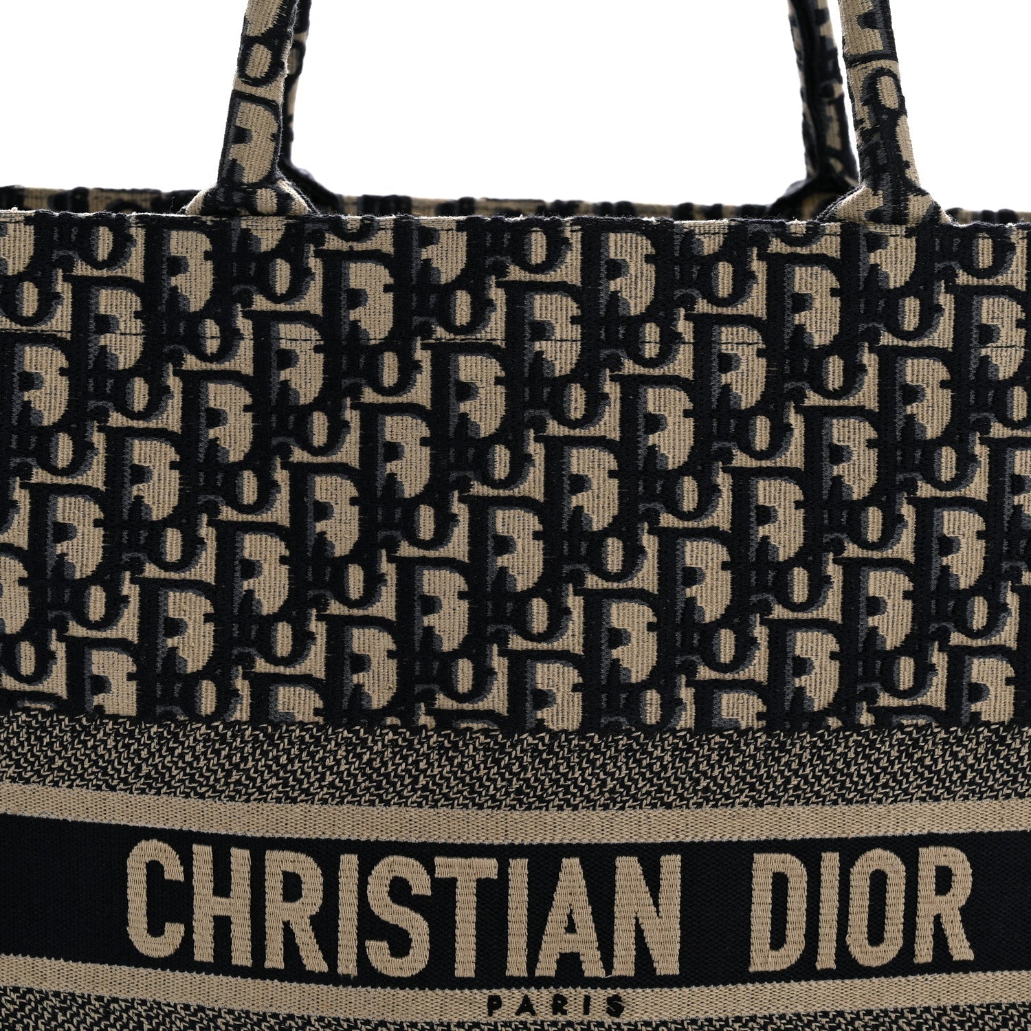 Oblique Large Book Tote Blue Multicolor