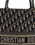 Oblique Large Book Tote Blue Multicolor