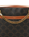 Triomphe Canvas Calfskin Medium Patapans Tan