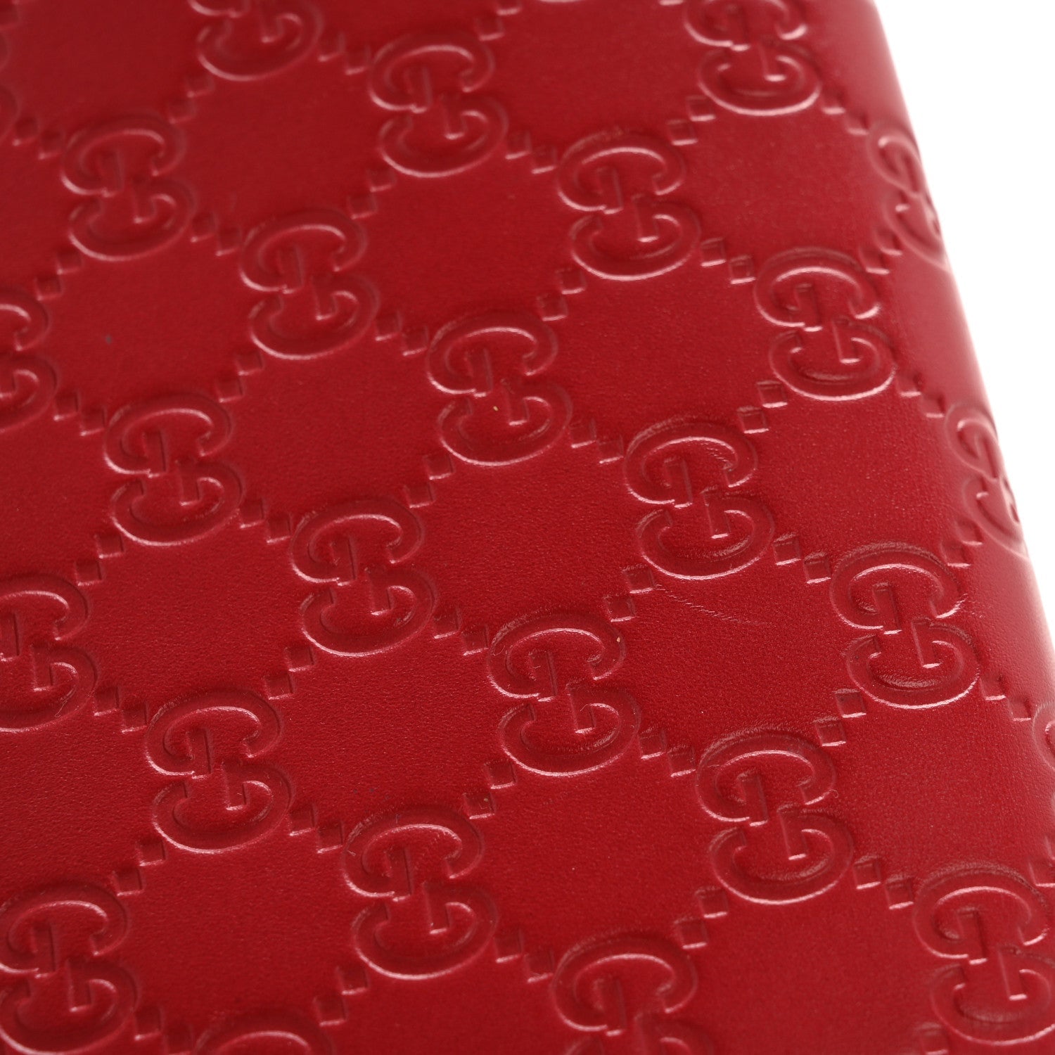 GCCIssima Signature Bowy Chain Wallet Hibiscus Red