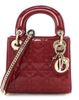 Patent Cannage Mini Lady D1OR Red