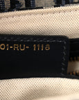 Oblique Saddle Bag Blue