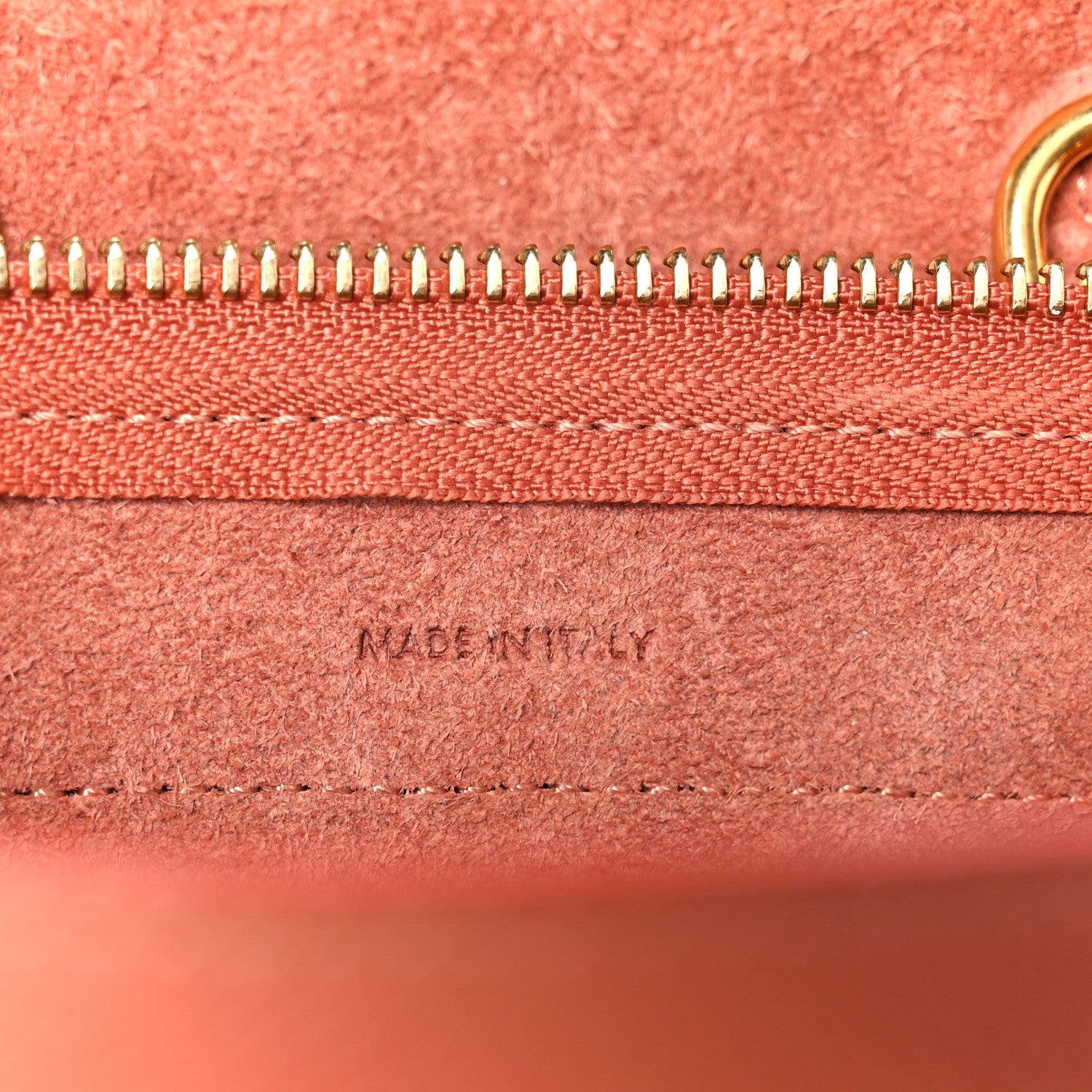 Grained Calfskin Nano Belt Bag Terracotta