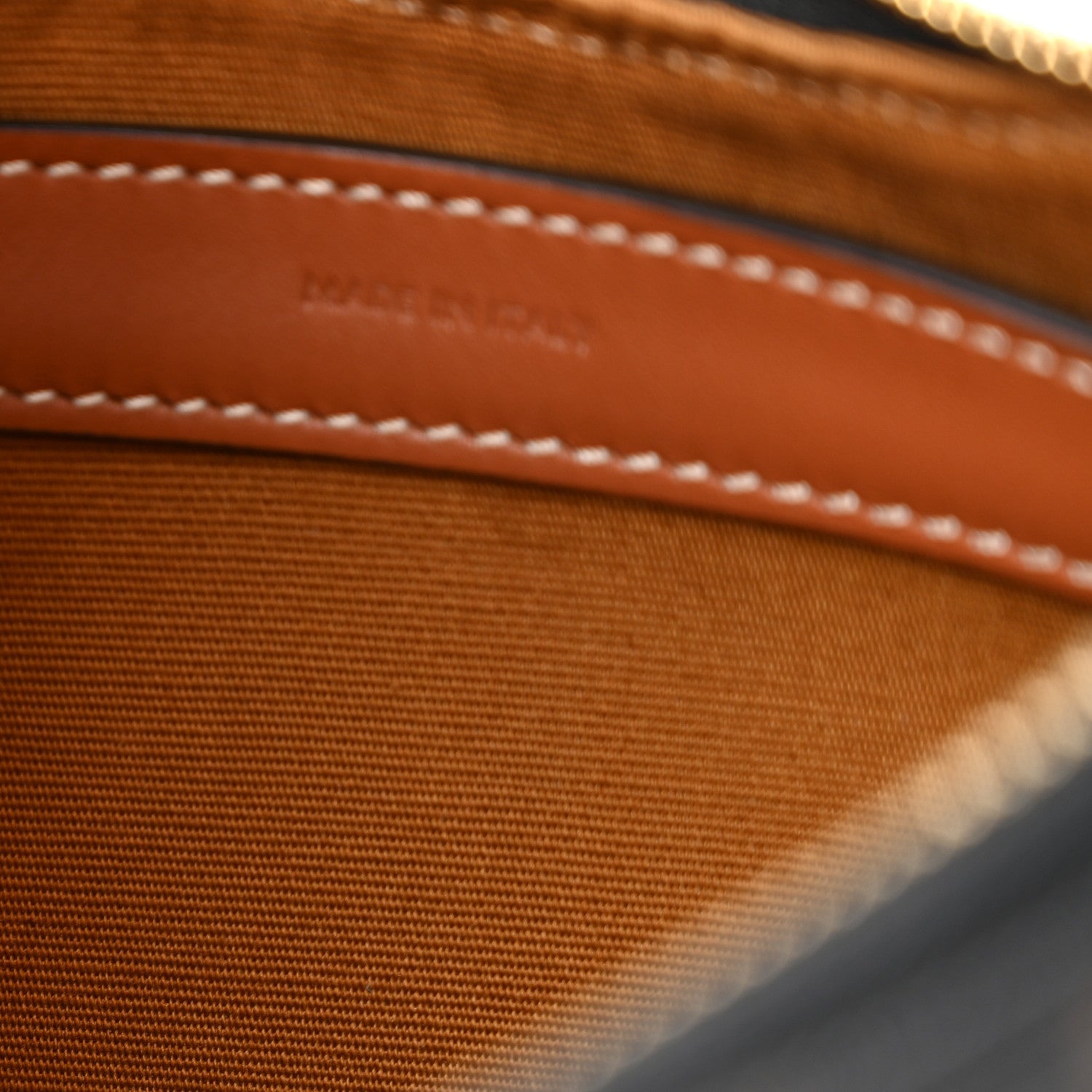 Triomphe Canvas Calfskin Ava Shoulder Bag Tan