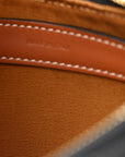 Triomphe Canvas Calfskin Ava Shoulder Bag Tan
