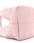 Calfskin Macrocannage Medium Toujours Powder Pink