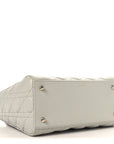 Lambskin Cannage Medium Lady D1OR Grey