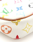 Monogram Multicolor Pochette Accessories White