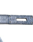 Matte Porosus Crocodile Birkin 30 Bleu Brighton