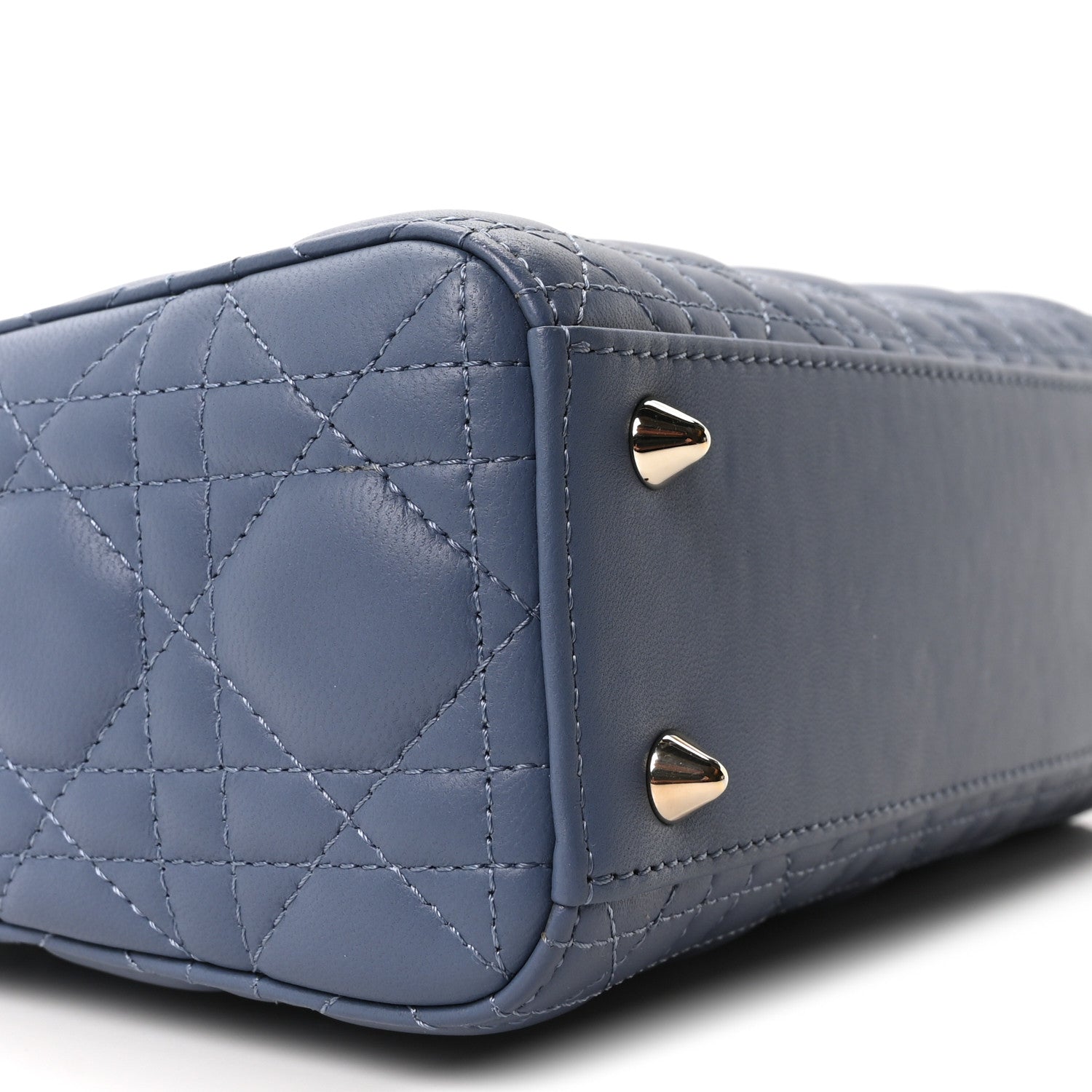 Lambskin Cannage Small My ABCD1OR Lady D1OR Blue
