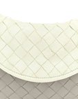 Nappa Intrecciato Small Gemelli Agate Grey Glacier