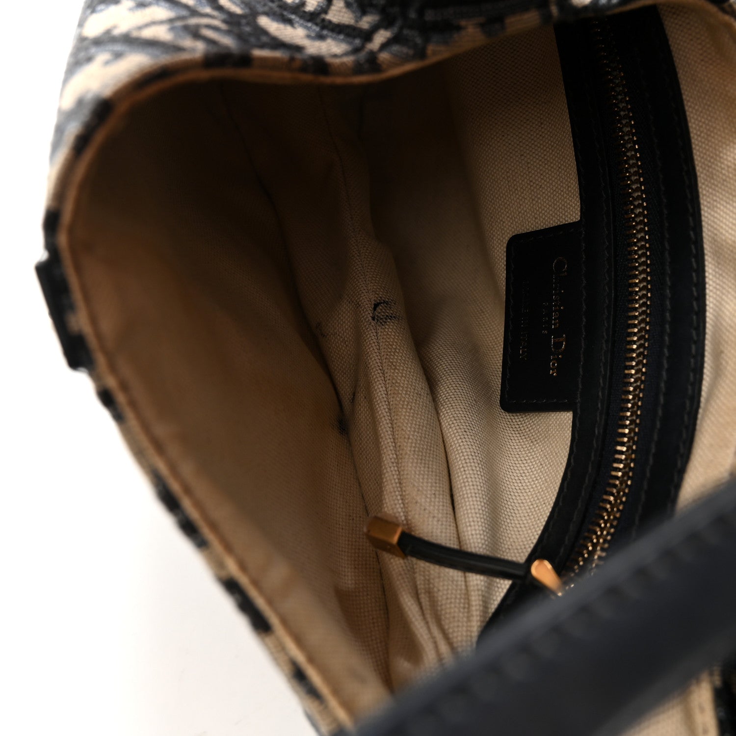 Oblique Saddle Bag Blue