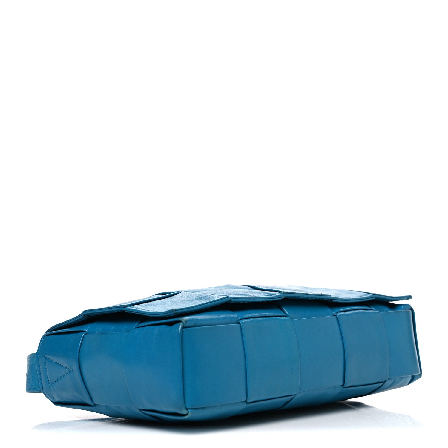 Paper Calfskin Maxi Intreccio Cassette Crossbody Bag Blaster