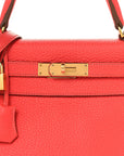 Togo Kelly Retourne 28 Rouge Pivoine