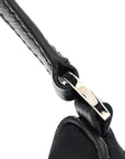 Tessuto Nylon Saffiano Mini Re-Edition 2005 Bag Black