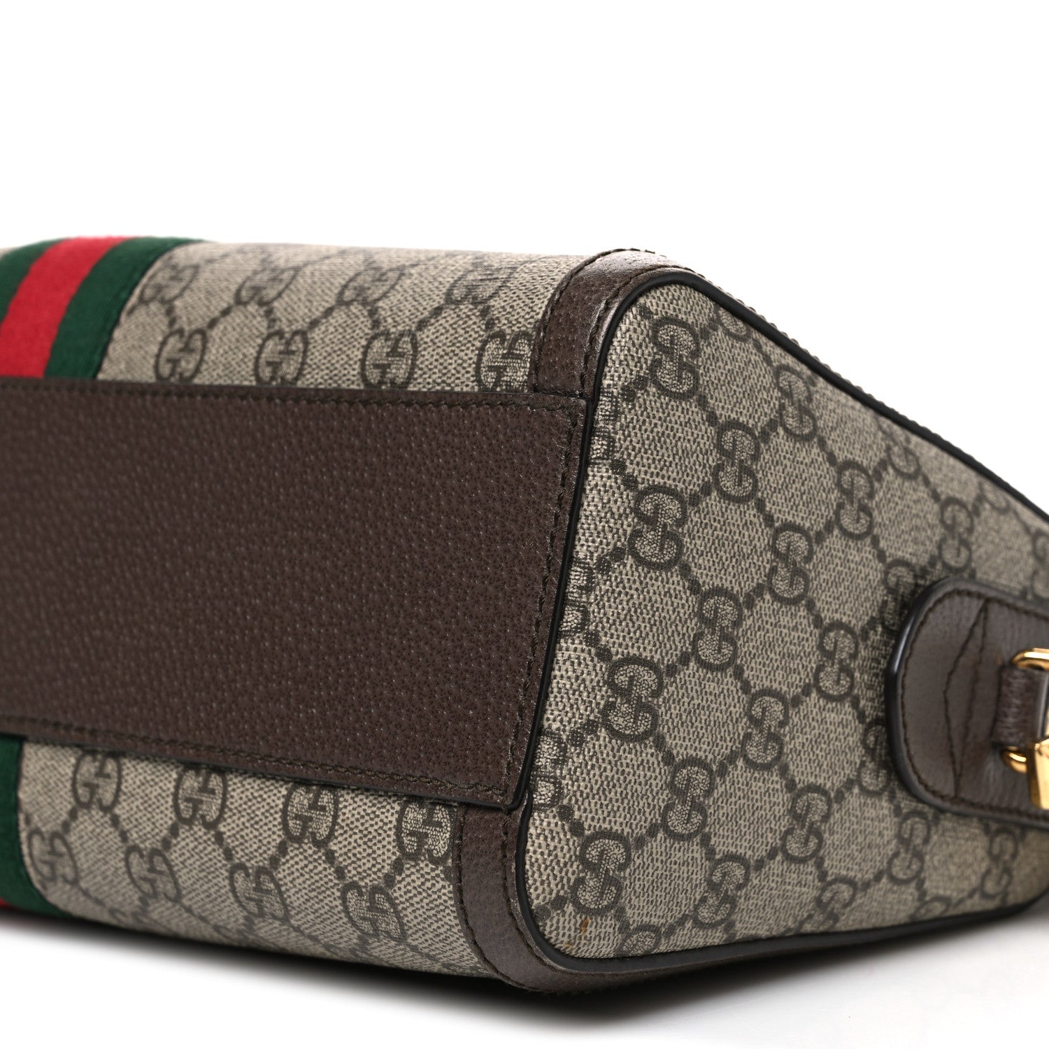 GG Supreme Monogram Web Medium Ophidia Boston Brown