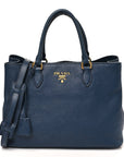Vitello Phenix Shopping Tote Baltico