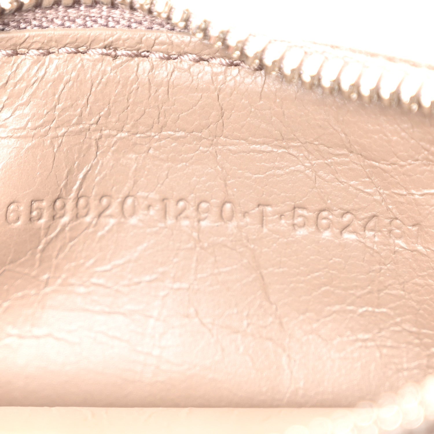 Calfskin Logo Embossed Small Tool 2.0 North-South Tote Mink Grey