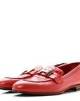 Calfskin Matte Crocodile Womens Paris Loafers 36 Orange Solaire