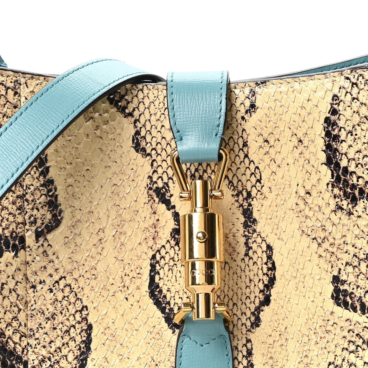Snakeskin Calfskin Small Jackie 1961 Hobo Multicolor