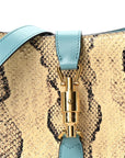 Snakeskin Calfskin Small Jackie 1961 Hobo Multicolor