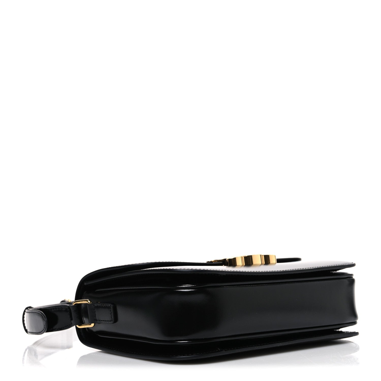 Shiny Calfskin Medium Triomphe Black