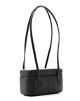 Shiny Caviar Preppy Coco Long Vanity With Strap Black