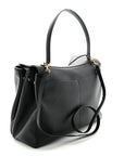 Smooth Calfskin Large Rodeo Top Handle Handbag Black