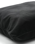 Nylon Vela Flat Messenger Bag Black