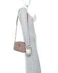 Calfskin Matelasse Small GG Marmont Chain Shoulder Bag Porcelain Rose