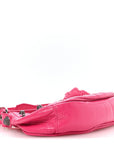 Agneau Arena Le Cagole Shoulder Bag XS Hot Pink