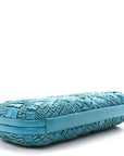 Ayers Intrecciato Karung Knot Clutch Blue