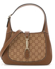 Raffia GG Supreme Monogram Calfskin Small Jackie 1961 Hobo Natural