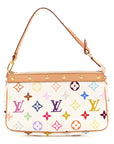 Monogram Multicolor Pochette Accessories White