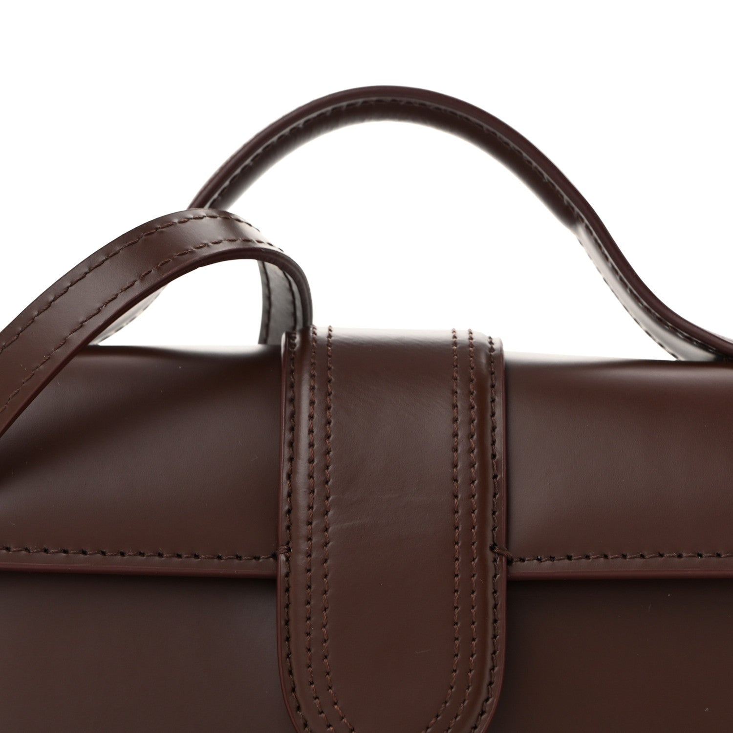 Smooth Calfskin Le Bambino Dark Brown