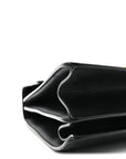 Calfskin Bamboo Web Large Dionysus Top Handle Bag Black Bright Evergreen Hibiscus Red