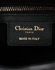 Grained Calfskin Saddle Bag Black
