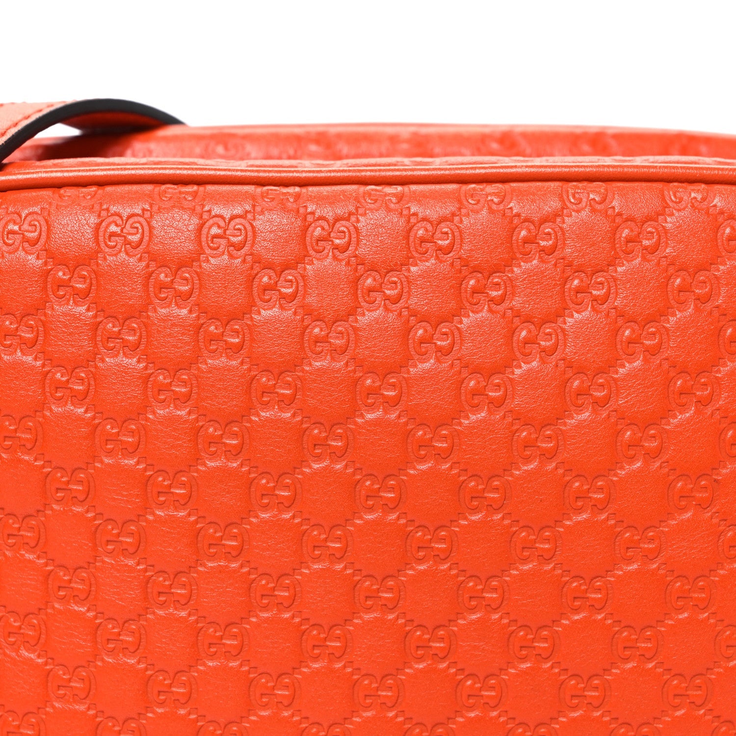 Soft MicroGCCIssima Mini Bree Messenger Bag Sun Orange