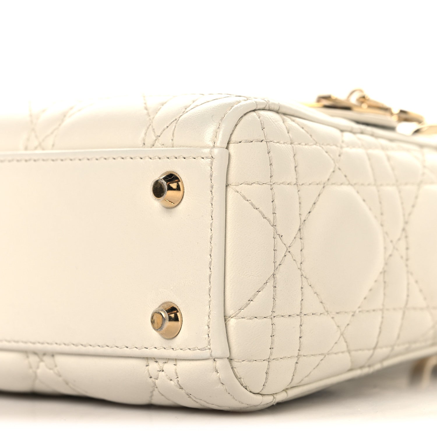 Lambskin Cannage Small My ABCD1OR Lady D1OR Latte